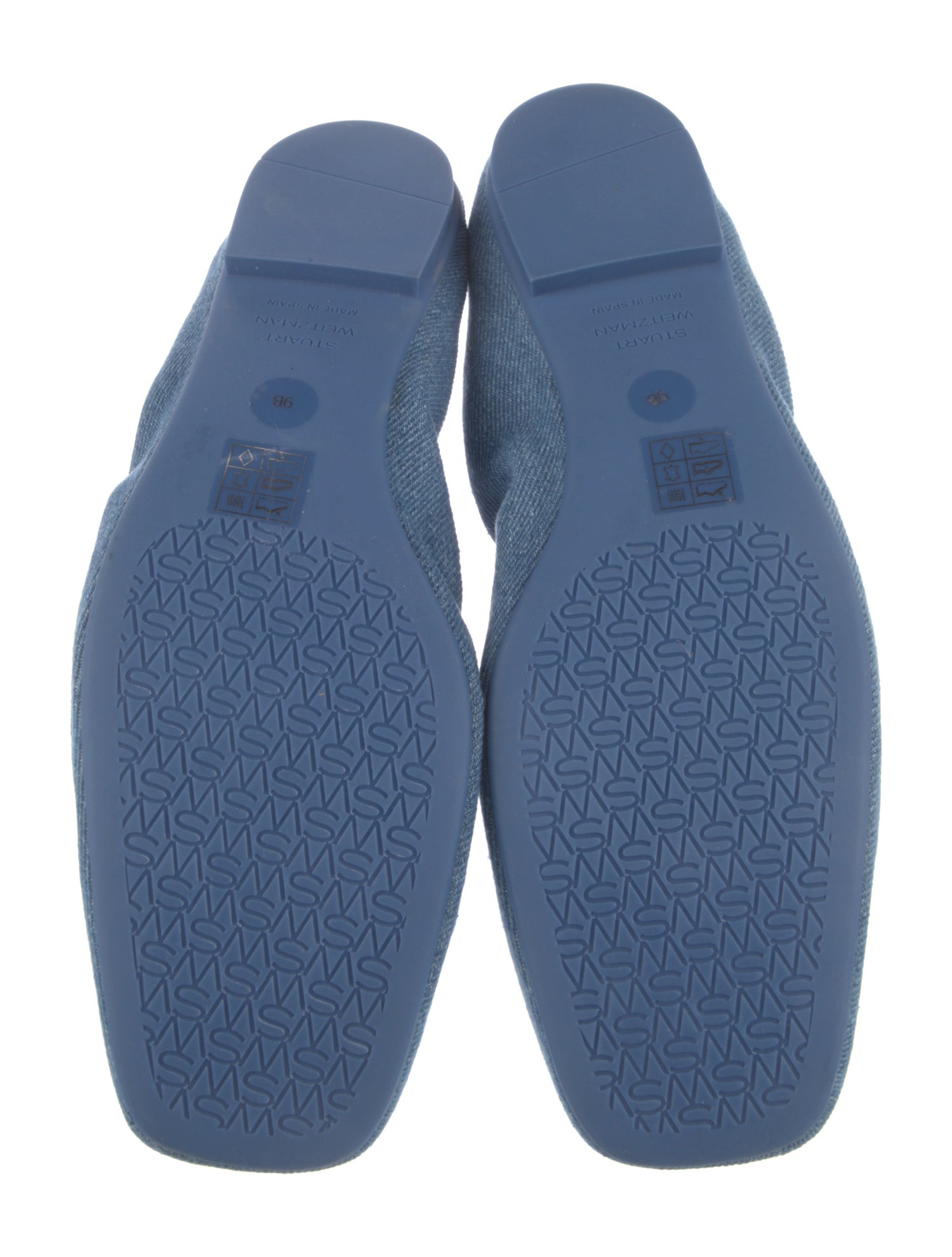 Stuart Weitzman Denim Ballet Flats